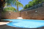 Flic en Flac Mauritius, tastefully decorated 2-bedroom apartment for rent, located on the third floor with swimming pool.