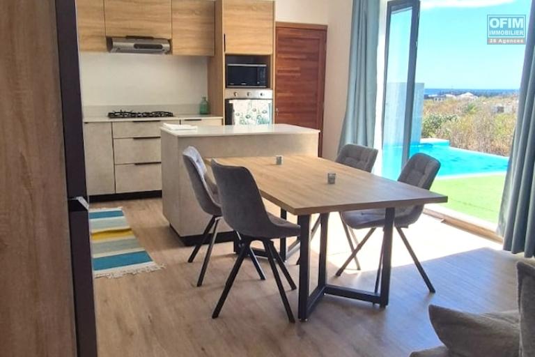 Flic en Flac &icirc;le Maurice  &ndash; Superbe villa r&eacute;cente de 3 chambres avec piscine, double garage et vue mer