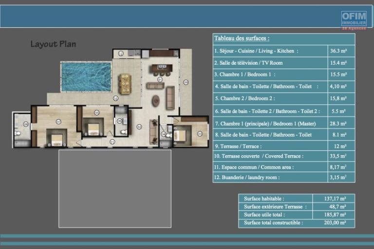 À vendre sur plan – Villas contemporaines d'exception à Mont Mascal Exclusivement réservées au marché mauricien